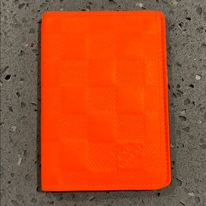 Louis Vuitton Neon Orange Infini Pocket Organizer